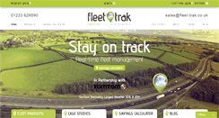Desktop Screenshot of fleet-trak.co.uk