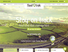 Tablet Screenshot of fleet-trak.co.uk